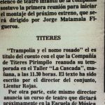 1983 - Trampolín y el nomo rosado - El Sur 19 de marzo