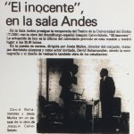 1986 - El inocente - El Sur 28 de noviembre