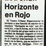 1986 - Horizonte en rojo - El Sur 20 de junio