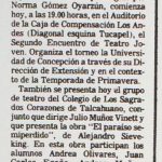 1987 - Segundo encuentro de teatro joven - El Sur