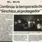 1989 - Sinchico, el protegedor - El Sur 7 de octubre