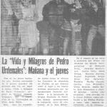 1978 - Vida y milagros de Pedro Urdemales - La Discusión 12 de septiembre - Biblioteca Nacional