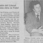 1986 - Caleta Bagres - El Sur 29 de enero - Biblioteca Nacional