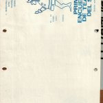 1987 - Programa 1er Encuentro de Teatro del Sur - portada - Gentileza del Colegio de Profesores