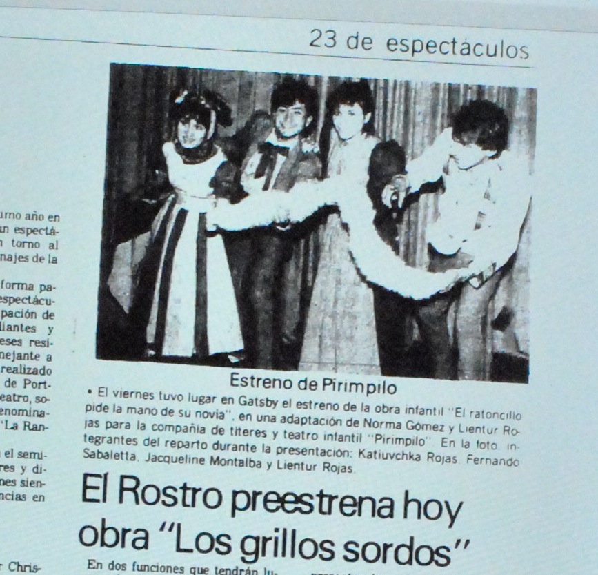 1988 - El ratoncillo pide la mano de su novia - El Sur 11 de septiembre