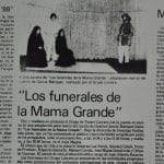 1988 - Los funerales de Mama Grande - El Sur 9 de julio